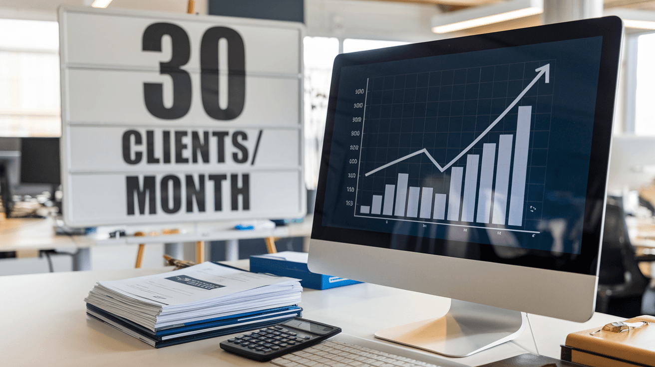 How to generate 30 clients per month for business registration companies